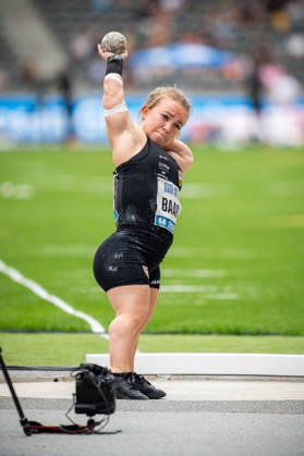 BERLIN, GERMANY - AUGUST 30, 2026: Lara BAARS (NED Netherlands) competing in the Shot put during the ISTAF at Olympic Stadium on August 30, 2026 in Berlin, Germany. Copyright: xBEAUTIFULxSPORTS Kuehnx