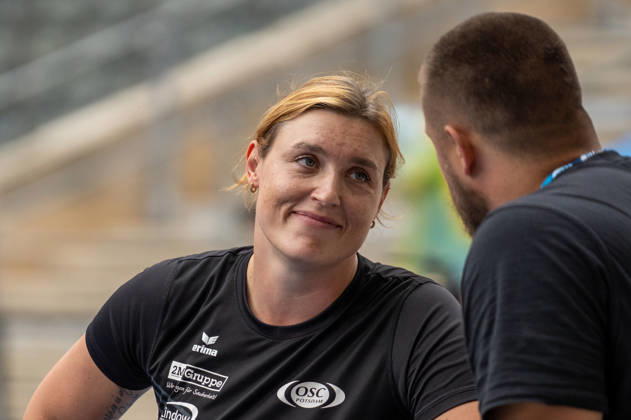 German Track and Field, Track and Field Meet, ISTAF 2026 Sports Festival on August 30, 2026, at the Olympic Stadium in Berlin, Women s Discus Throw: Kristin Pudenz, Germany Copyright: xSvenxHeidmannx