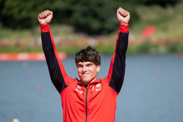 ICF Canoe Sprint and Paracanoe World Championships Alex Borucki during ICF Canoe Sprint and Paracanoe World Championships in Poznan, Poland, on August 30, 2026 Poznan Poland Copyright: xFotoxOlimpikx originalFilename:jastrzebowski-icfcanoe260826_npVBy