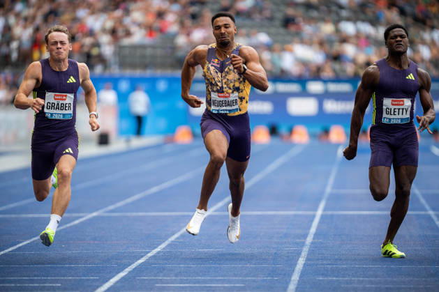 BERLIN, GERMANY - AUGUST 30, 2026: Leo NEUGEBAUER (GER Germany) competing in the Mens 100M Decathlon during the ISTAF at Olympic Stadium on August 30, 2026 in Berlin, Germany. Copyright: xBEAUTIFULxSPORTS Kuehnx