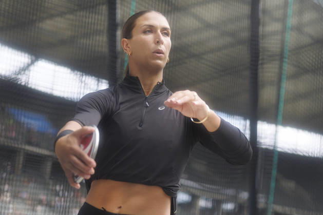 BERLIN, GERMANY - AUGUST 30, 2026: Valarie SION (USA United States) competing in the women’s discus throw during the ISTAF at Olympic Stadium on August 30, 2026 in Berlin, Germany. Germany Copyright: xAxelxKohringx