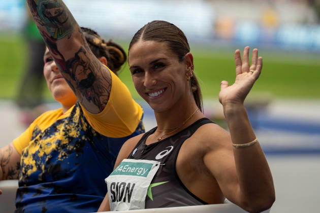 German Track and Field, Track and Field Meet, ISTAF 2026 Sports Festival on August 30, 2026, at the Olympic Stadium in Berlin; Women’s Discus Throw: Valarie Sion, USA Copyright: xSvenxHeidmannx