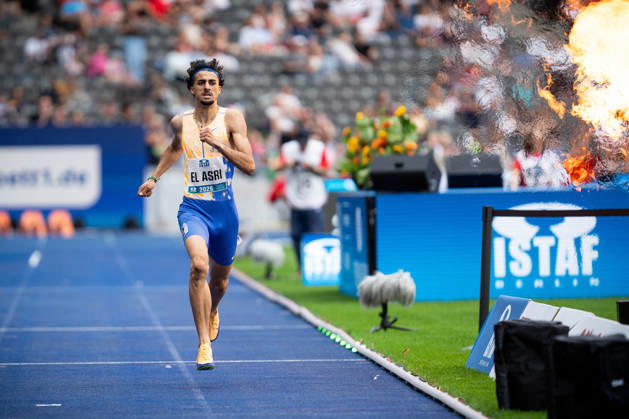 BERLIN, GERMANY - AUGUST 30, 2026: Bakr EL ASRI (ESP, Spain) competing in the Rudi-Tiel-Mile Men U20, during the ISTAF at Olympic Stadium on August 30, 2026 in Berlin, Germany. Copyright: xBEAUTIFULxSPORTS Kuehnx