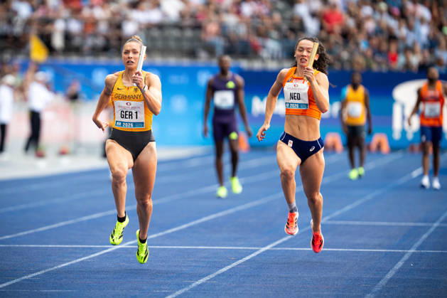 BERLIN, GERMANY - AUGUST 30, 2026: Gina LÜCKENKEMPER (GER Germany) competing in the 4x100M Mixed Relay, during the ISTAF at Olympic Stadium on August 30, 2026 in Berlin, Germany. Copyright: xBEAUTIFULxSPORTS Kuehnx
