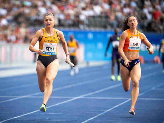 BERLIN, GERMANY - AUGUST 30, 2026: Gina LÜCKENKEMPER (GER Germany) competing in the 4x100M Mixed Relay, during the ISTAF at Olympic Stadium on August 30, 2026 in Berlin, Germany. Copyright: xBEAUTIFULxSPORTS Kuehnx
