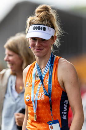 30 Aug 2026 World Rowing Championships AMSTERDAM, NETHERLANDS - AUGUST 30: Karolien Florijn of the Netherlands during 30 Aug 2026 World Rowing Championships at Bosbaan on August 30, 2026 in Amsterdam, Netherlands. Amsterdam Bosbaan Netherlands Content not available for redistribution in The Netherlands directly or indirectly through any third parties. Copyright: xMarcelxvanxPlateringenx