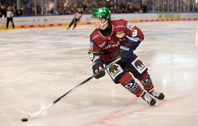 Ty Ronning Single Image Cutout Action Sports Ice Hockey Penny DEL German Ice Hockey League Exhibit Game 2026–2027 Season August 30, 2026 EHC Eisbären Berlin (EBB) vs. Lausitzer Füchse