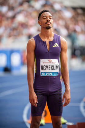 BERLIN, GERMANY - AUGUST 30, 2026: Emil AGYEKUM (GER Germany) competing in the Men 400M hurdles, during the ISTAF at Olympic Stadium on August 30, 2026 in Berlin, Germany. Copyright: xBEAUTIFULxSPORTS Kuehnx