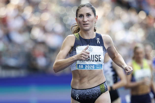 BERLIN, GERMANY - AUGUST 30, 2026: Gesa KRAUSE (GER Germany) wins the 2000m steeplechase during the ISTAF at Olympic Stadium on August 30, 2026 in Berlin, Germany. Germany Copyright: xAxelxKohringx