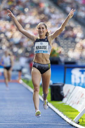 BERLIN, GERMANY - AUGUST 30, 2026: Gesa KRAUSE (GER Germany) wins the 2000m steeplechase during the ISTAF at Olympic Stadium on August 30, 2026 in Berlin, Germany. Germany Copyright: xAxelxKohringx
