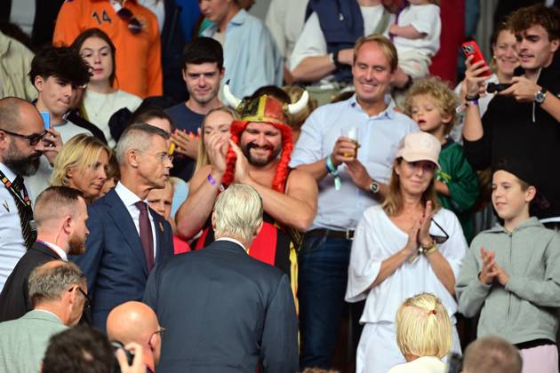 RECORD DATE NOT STATED King Philippe - Filip of Belgium is pictured during a Field hockey, Feldhockey game between Spain and Germany, the men s final at the 2026 Hockey World Cup, on Sunday 30 August 2026, in Wavre. The 2026 edition of the Hockey World Cup takes place in Belgium and The Netherlands from August 15 to August 30. DIRKxWAEM  x184750914x