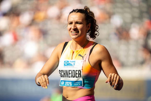 BERLIN, GERMANY - AUGUST 30, 2026: Rosina SCHNEIDER (GER Germany) competing in the Women 110M hurdles, during the ISTAF at Olympic Stadium on August 30, 2026 in Berlin, Germany. Copyright: xBEAUTIFULxSPORTS Kuehnx