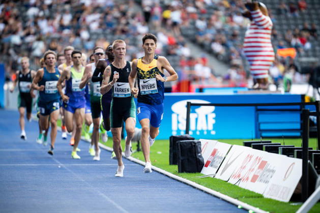 BERLIN, GERMANY - AUGUST 30, 2026: Cameron MYERS (AUS Australia) competing in the Men 1500M, during the ISTAF at Olympic Stadium on August 30, 2026 in Berlin, Germany. Copyright: xBEAUTIFULxSPORTS Kuehnx