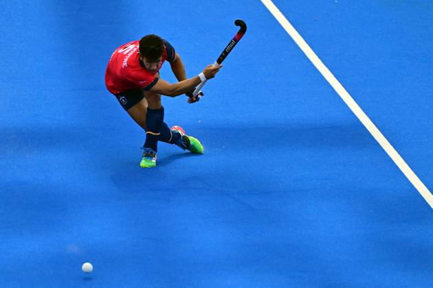 RECORD DATE NOT STATED Spain s Jordi Bonastre in action during a Field hockey, Feldhockey game between Spain and Germany, the men s final at the 2026 Hockey World Cup, on Sunday 30 August 2026, in Wavre. The 2026 edition of the Hockey World Cup takes place in Belgium and The Netherlands from August 15 to August 30. DIRKxWAEM  x184752890x
