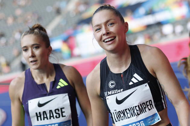 BERLIN, GERMANY - AUGUST 30, 2026: Gina LÜCKENKEMPER (GER Germany) after the 100m during the ISTAF at Olympic Stadium on August 30, 2026 in Berlin, Germany. Germany Copyright: xAxelxKohringx