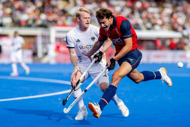 Wavre, 30-08-2026, , FIH Hockey World Cup 2026 Men, 2026. Tom Grambusch in action during the FIH World Cup Final Spain - Germany (men) Spain - Germany (men)  x206249903x Copyright: