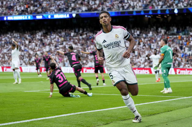 ESP: Real Madrid - Malaga CF. La Liga EA Sports. Matchday 3. Jude Bellingham of Real Madrid CF during the La Liga EA Sports match between Real Madrid and Malaga CF played at Santiago Bernabeu Stadium on 30 Aug 2026 in Madrid, Spain. kpng Copyright: xCesarxCebollax xPRESSINPHOTOx PS_2627_RMA_MAL_017