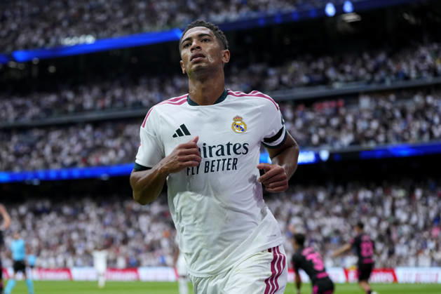 ESP: Real Madrid - Malaga CF. La Liga EA Sports. Matchday 3. Jude Bellingham of Real Madrid CF during the La Liga EA Sports match between Real Madrid and Malaga CF played at Santiago Bernabeu Stadium on 30 Aug 2026 in Madrid, Spain. kpng Copyright: xCesarxCebollax xPRESSINPHOTOx PS_2627_RMA_MAL_018
