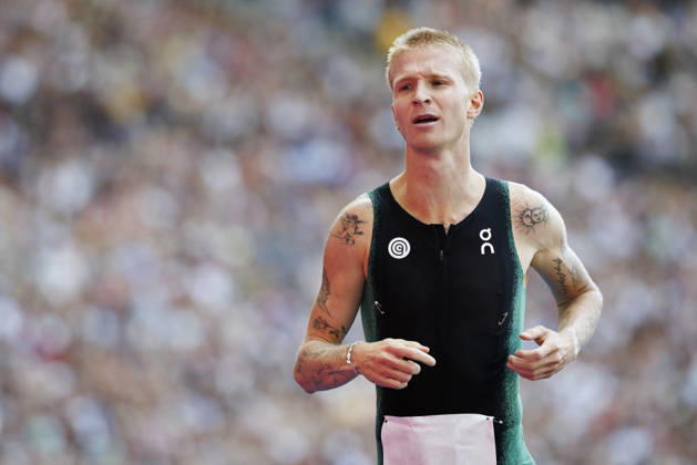 BERLIN, GERMANY - AUGUST 30, 2026: Robert FARKEN (GER Germany) after the 1500m during the ISTAF at Olympic Stadium on August 30, 2026 in Berlin, Germany. Germany Copyright: xAxelxKohringx