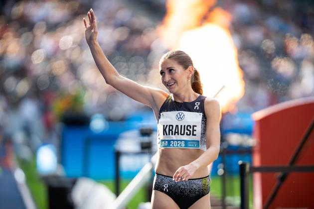 BERLIN, GERMANY - AUGUST 30, 2026: Gesa KRAUSE (GER Germany) wins the Women 3000M Steeplechase, competing during the ISTAF at Olympic Stadium on August 30, 2026 in Berlin, Germany. Copyright: xBEAUTIFULxSPORTS Kuehnx