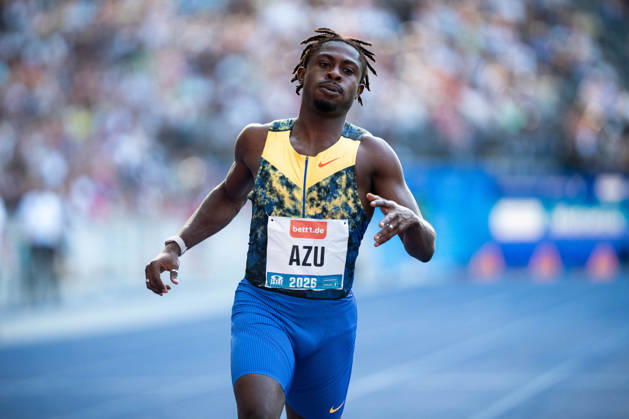 BERLIN, GERMANY - AUGUST 30, 2026: Jeremiah AZU (GBR Great Britain) competing in the Men 100M, during the ISTAF at Olympic Stadium on August 30, 2026 in Berlin, Germany. Copyright: xBEAUTIFULxSPORTS Kuehnx