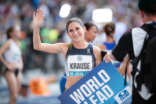 BERLIN, GERMANY - AUGUST 30, 2026: Gesa KRAUSE (GER Germany) competing in the Women 3000M Steeplechase, during the ISTAF at Olympic Stadium on August 30, 2026 in Berlin, Germany. Copyright: xBEAUTIFULxSPORTS Kuehnx