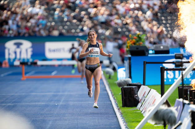 BERLIN, GERMANY - AUGUST 30, 2026: Gesa KRAUSE (GER Germany) competing in the Women 3000M Steeplechase, during the ISTAF at Olympic Stadium on August 30, 2026 in Berlin, Germany. Copyright: xBEAUTIFULxSPORTS Kuehnx
