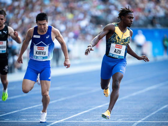 BERLIN, GERMANY - AUGUST 30, 2026: Jeremiah AZU (GBR Great Britain) competing in the Men 100M, during the ISTAF at Olympic Stadium on August 30, 2026 in Berlin, Germany. Copyright: xBEAUTIFULxSPORTS Kuehnx
