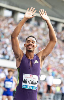 ISTAF 2026 Berlin, August 30, 2026: Emil AGYEKUM of Germany at the starting line of the men s 400-meter hurdles race at the ISTAF Berlin on August 30, 2026, at the Olympic Stadium in Berlin, Germany Copyright: xBEAUTIFULxSPORTS R.xSchmittx