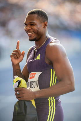 BERLIN, GERMANY - AUGUST 30, 2026: Kadrian GOLDSON (JAM Jamaica) wins the Men 100M, during the ISTAF at Olympic Stadium on August 30, 2026 in Berlin, Germany. Copyright: xBEAUTIFULxSPORTS Kuehnx