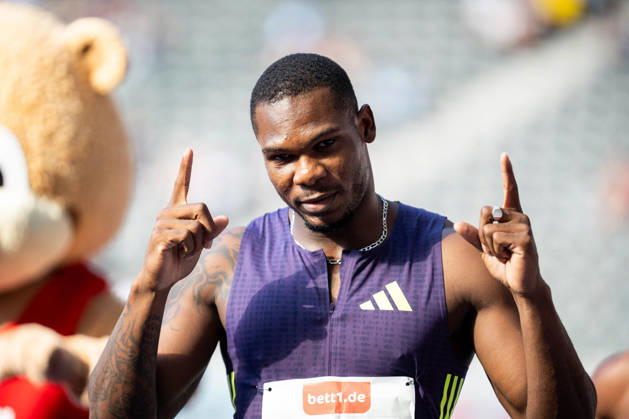 BERLIN, GERMANY - AUGUST 30, 2026: Kadrian GOLDSON (JAM Jamaica) wins the Men 100M, during the ISTAF at Olympic Stadium on August 30, 2026 in Berlin, Germany. Copyright: xBEAUTIFULxSPORTS Kuehnx