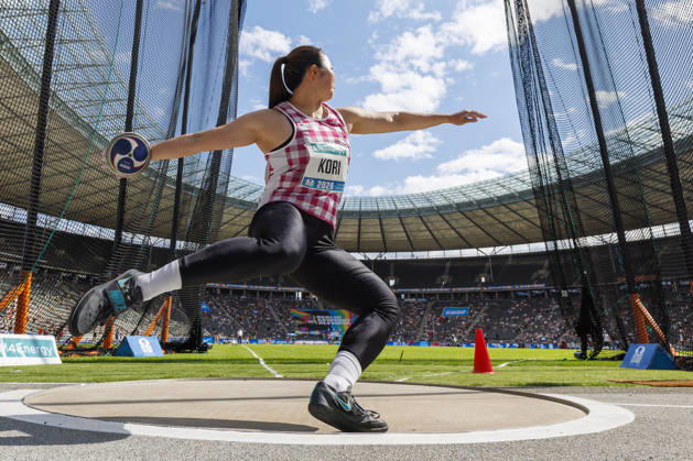 BERLIN, GERMANY - AUGUST 30, 2026: Nanaka KORI (JPN Japan) competing in the women’s discus throw during the ISTAF at Olympic Stadium on August 30, 2026 in Berlin, Germany. Germany Copyright: xAxelxKohringx