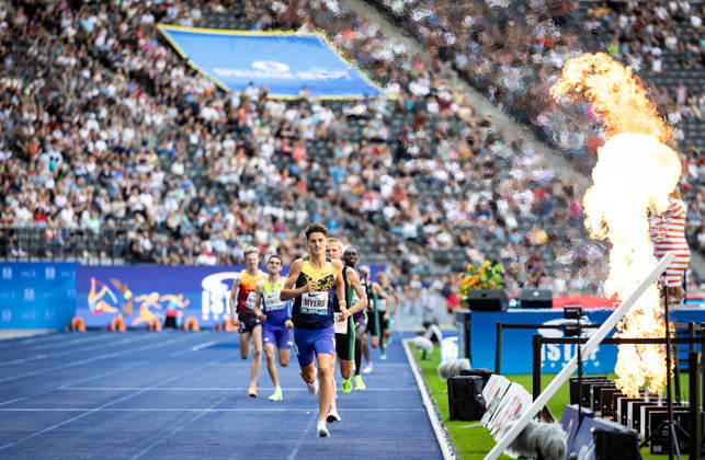 ISTAF 2026 Berlin, August 30, 2026. Photo: Cameron Myers from Australia wins the men s 1,500-meter race at ISTAF Berlin on August 30, 2026, at the Olympic Stadium in Berlin, Germany. Copyright: xBEAUTIFULxSPORTS R.xSchmittx