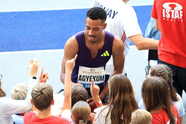 August 30, 2026, Track and Field, GER DEU, Berlin, Germany, ISTAF 400m Hurdles, Men, Emil Agyekum, Berlin Olympic Stadium, Berlin, Germany Copyright: xNordphotox xEnglerx
