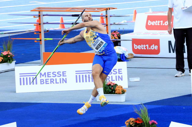 August 30, 2026, Track and Field, GER DEU, Berlin, Germany, ISTAF Javelin Throw, Julian Weber, Berlin, Berlin Olympic Stadium, Berlin, Germany Copyright: xNordphotox xEnglerx