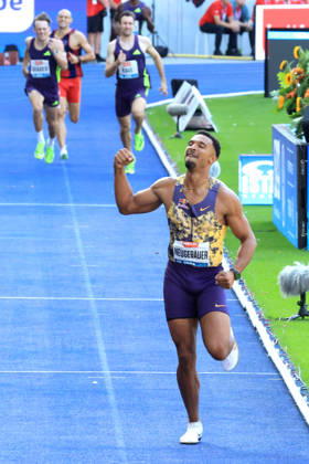 August 30, 2026, Track and Field, GER DEU, Berlin, Germany, ISTAF ISTAF Triathlon 1500m, Leo Neugebauer, Berlin Olympic Stadium, Berlin, Germany Copyright: xNordphotox xEnglerx