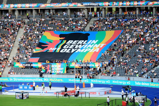 August 30, 2026, Track and Field, GER DEU, Berlin, Germany, ISTAF Stadium Interior View, Spectators, Visitors, Fans, Berlin s Olympic Bid, Berlin Olympic Stadium, Berlin, Germany Copyright: xNordphotox xEnglerx