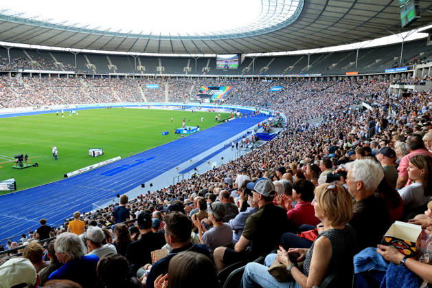 August 30, 2026, Track and Field, GER DEU, Berlin, Germany, ISTAF Stadium Interior View, Spectators, Visitors, Fans, Berlin s Olympic Bid, Berlin Olympic Stadium, Berlin, Germany Copyright: xNordphotox xEnglerx