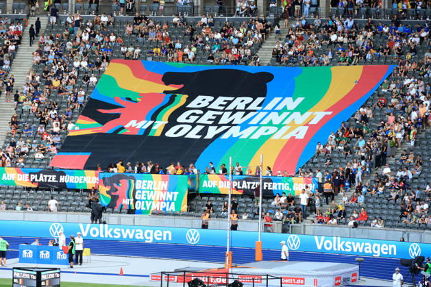 August 30, 2026, Track and Field, GER DEU, Berlin, Germany, ISTAF Stadium Interior View, Spectators, Visitors, Fans, Berlin s Olympic Bid, Berlin Olympic Stadium, Berlin, Germany Copyright: xNordphotox xEnglerx
