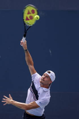 US Open tennis tournament - Day 1 Marton Fucsovics of Hungary in action against Daniel Merida of Spain during the Men™s Singles round one of the US Open Tennis Championships at the USTA Billie Jean King National Tennis Center in Flushing Meadows, New York, USA, 30 August 2026. The 2026 US Open tournament runs from 23 August through 13 September. FLUSHING MEADOWS NEW YORK United States  Copyright: xSARAHxYENESELx