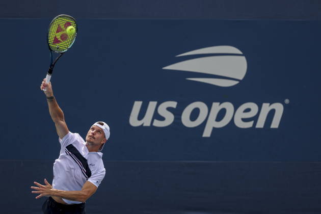 US Open tennis tournament - Day 1 Marton Fucsovics of Hungary in action against Daniel Merida of Spain during the Men™s Singles round one of the US Open Tennis Championships at the USTA Billie Jean King National Tennis Center in Flushing Meadows, New York, USA, 30 August 2026. The 2026 US Open tournament runs from 23 August through 13 September. FLUSHING MEADOWS NEW YORK United States  Copyright: xSARAHxYENESELx