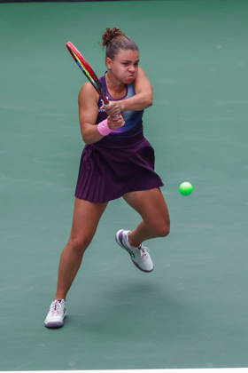 US Open tennis tournament - Day 1 Jasmine Paolini of Italy in action against Veronika Erjavec of Slovenia during the Women™s Singles round one of the US Open Tennis Championships at the USTA Billie Jean King National Tennis Center in Flushing Meadows, New York, USA, 30 August 2026. The 2026 US Open tournament runs from 23 August through 13 September. FLUSHING MEADOWS NEW YORK United States  Copyright: xOlgaxFedorovax