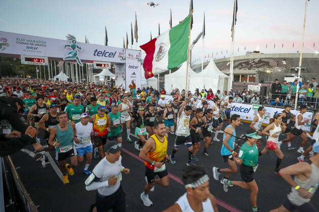 43rd edition of the Mexico City Marathon People participate in the 43rd edition of the Mexico City Marathon 2026 in Mexico City, Mexico, 30 August 2026. Ciudad de México (es-ES) Mexico  Copyright: xISAACxESQUIVELx