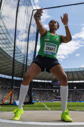 BERLIN, GERMANY - AUGUST 30, 2026: Shanice CRAFT (GER Germany) competing in the women’s discus throw during the ISTAF at Olympic Stadium on August 30, 2026 in Berlin, Germany. Germany Copyright: xAxelxKohringx