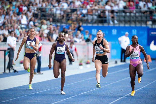 BERLIN, GERMANY - AUGUST 30, 2026: Gina LÜCKENKEMPER (GER Germany) competing in the women 100M, during the ISTAF at Olympic Stadium on August 30, 2026 in Berlin, Germany. Copyright: xBEAUTIFULxSPORTS Kuehnx