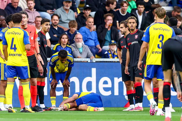 2026-08-30 SC Cambuur v FC Twente - Dutch Eredivisie LEEUWARDEN, NETHERLANDS - AUGUST 30: Rafik El Argiouui of SC Cambuur during the Dutch Eredivisie match between SC Cambuur and FC Twente at Kooi Stadion on August 30, 2026 in Leeuwarden, Netherlands. Leeuwarden Kooi Stadion Netherlands Content not available for redistribution in The Netherlands directly or indirectly through any third parties. Copyright: xPieterxvanxderxWoudex