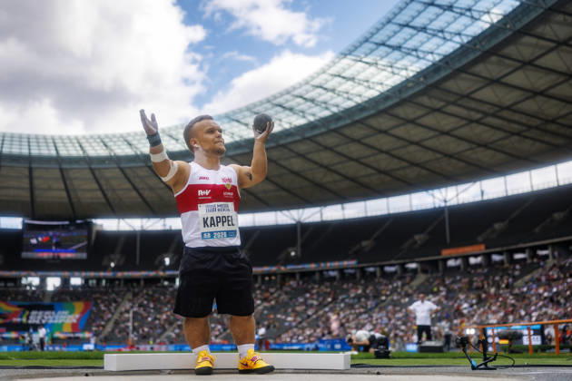 BERLIN, GERMANY - AUGUST 30, 2026: Niko KAPPEL (GER Germany) competing in the para shootout during the ISTAF at Olympic Stadium on August 30, 2026 in Berlin, Germany. Germany Copyright: xAxelxKohringx