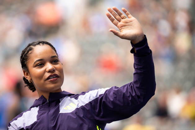 BERLIN, GERMANY - AUGUST 30, 2026: Yemisi MABRY (GER Germany) Athlete presentation during the ISTAF at Olympic Stadium on August 30, 2026 in Berlin, Germany. Copyright: xBEAUTIFULxSPORTS Kuehnx