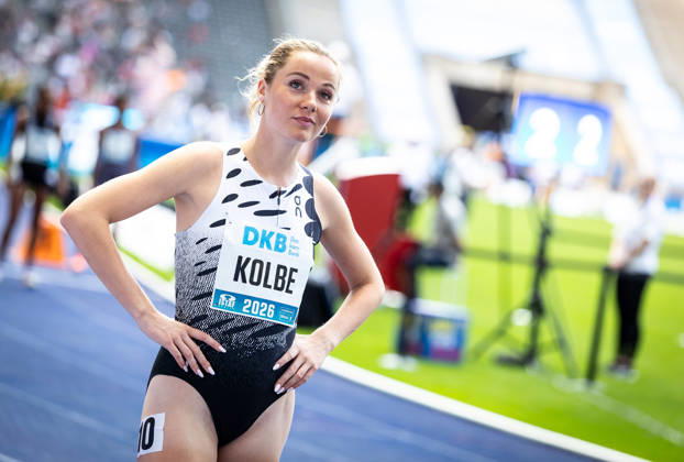ISTAF 2026 Berlin, August 30, 2026: Smilla KOLBE (GER, Germany) looks forward to the start of her women’s 800-meter race at the ISTAF Berlin on August 30, 2026, at the Olympic Stadium in Berlin, Germany Copyright: xBEAUTIFULxSPORTS R.xSchmittx