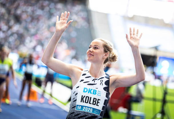 ISTAF 2026 Berlin, August 30, 2026: Smilla KOLBE (GER) of Germany looks forward to the race during the athletes’ presentation shortly before the start of her women’s 800-meter race at the ISTAF Berlin on August 30, 2026, at the Olympic Stadium in Berlin, Germany Copyright: xBEAUTIFULxSPORTS R.xSchmittx